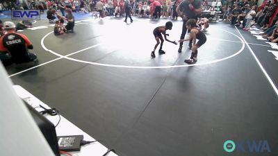 52 lbs Consolation - Deacon Alfaro, Grove Takedown Club vs Amos Wolf, Sperry Wrestling Club