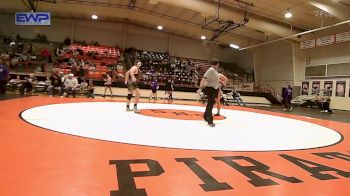 285 lbs Semifinal - Kade Ralston, Cushing High School vs Brock Powell, Cleveland Public Schools