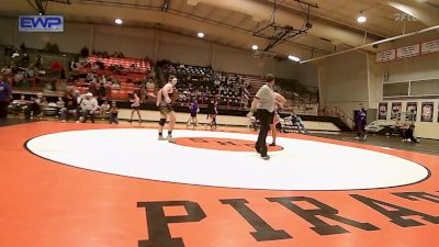 285 lbs Semifinal - Kade Ralston, Cushing High School vs Brock Powell, Cleveland Public Schools