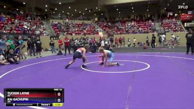 119 lbs Champ. Round 1 - Tucker Layne, OK vs Kai Gachupin, NM