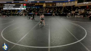 170 lbs Champ. Round 2 - Gracie Pinckney, Mount Vernon vs Riley Depolo, New Lenox (Lincoln-Way Central)