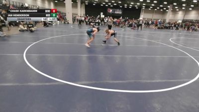 113 lbs Quarters - Ian Henderson, Missouri vs Chase Karenbauer, Bad Karma Wrestling Club