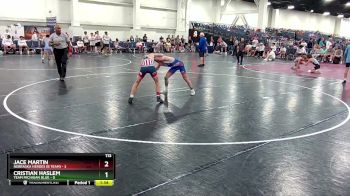 113 lbs Semis & Wb (16 Team) - Cristian Haslem, Team Michigan Blue vs Jace Martin, Nebraska Heroes (B Team)