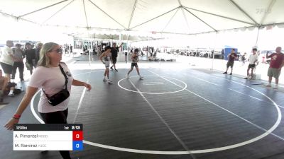 120 lbs 5th Place - Anthony Pimentel, Mogollon vs Mariano Ramirez, Yucca Valley