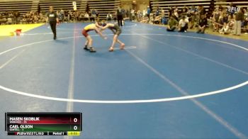 84 lbs Quarterfinals (8 Team) - Masen Skoblik, Wabasso vs Cael Olson, Sartell
