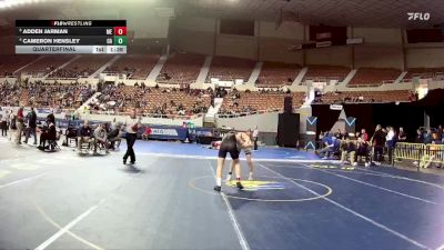 D1-120 lbs Quarterfinal - Adden Jarman, Mesa High School vs Cameron Hensley, Casteel High School