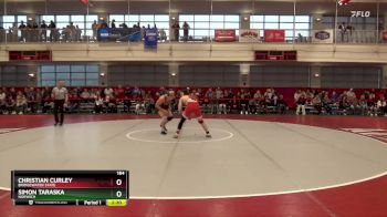 184 lbs Cons. Round 3 - Christian Curley, Bridgewater State vs Simon Taraska, Norwich