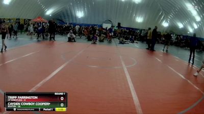 88 lbs Round 1 (3 Team) - Cayden Cowboy Cooperman, Buxton vs Tripp Farrington, CP Wrestling