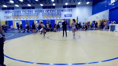 138 lbs Cons. Semi - Amelia Mcknight, Lincoln High School vs Allison Blanco Cruz, Cowboy Wrestling Club