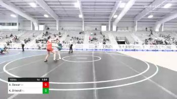 152 lbs Prelims - Anson Dewar, NH vs Kolin Driscoll, NJ