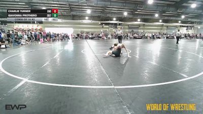 105 lbs Consi Of 16 #2 - Charlie Turner, Cowboy Wrestling Club vs Giavonna Prothero, Sebolt Wrestling Academy