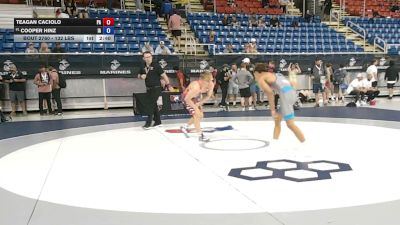 132 lbs Cons. Rd Of 32 - Teagan Caciolo, Pennsylvania vs Cooper Hinz, Iowa