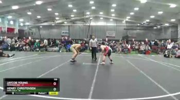 195 lbs Cross Bracket (8 Team) - Henry Christensen, Iowa Gold vs Jaycob Young, Nebraska Red