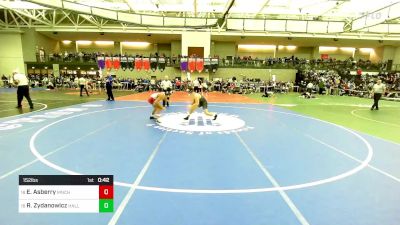 152 lbs Consi Of 16 #2 - Elijah Asberry, Manchester vs Ryan Zydanowicz, Hall