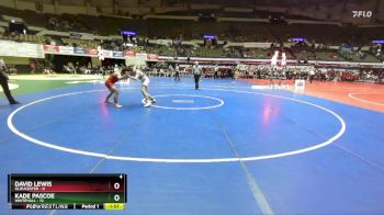 120 lbs Quarters & Wb (16 Team) - David Lewis, Gloucester vs Kade Pascoe, Whitehall