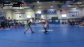 150 lbs Cons. Semi - Chase Adams, West Harrison High School vs Mason Wilson, Long Beach High School