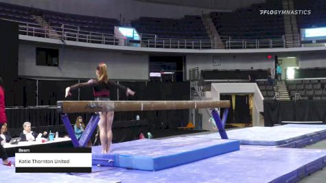 Katie Thornton United Gymstars - Beam - 2022 Elevate the Stage Huntsville presented by SportsMED & Crestwood