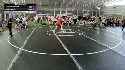 138 lbs Champ. Round 1 - Draken Miller, Idaho vs Cyrus Maya, Washington