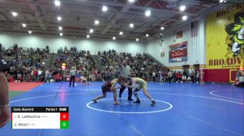 157 lbs Cons. Round 6 - Domenick LaMacchia, Perry vs Jake Wood, Perrysburg