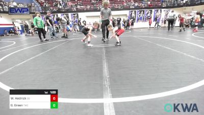 64 lbs Consi Of 8 #2 - Waylon Hedrick, Duncan Demons vs Gus Green, Tuttle Wrestling Club