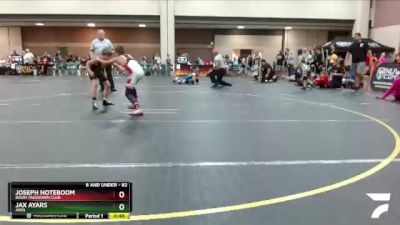 82 lbs 3rd Place Match - Jax Ayars, Ares vs Joseph Noteboom, Bison Takedown Club