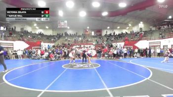 110 lbs Semifinal - Kaylie Will, North Posey vs Victoria Zelaya, North Central