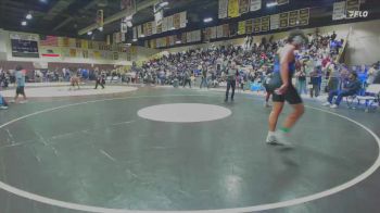 215 lbs Champ. Round 3 - Michael Baeza, San Dimas vs Nathaniel Flores, Paloma Valley