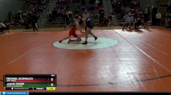 134 lbs Round 3 - Jason Mahdi, James Clemens HS vs Michael Schmauch, Bob Jones