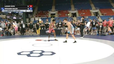 132 lbs Champ. Rd Of 128 - Lazaro Soto, Florida vs Benjamin Walsh, Iowa