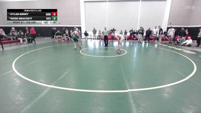 113 lbs Semifinal - Kylan Berry, Bonny Eagle vs River Brackett, Oxford Hills