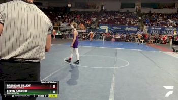 D 2 113 lbs Cons. Round 4 - Brendan Billiot, Vandebilt Catholic vs Lelyn Saucier, Sam Houston