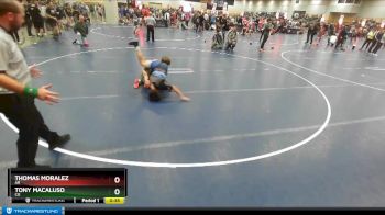 145 lbs Cons. Round 3 - Thomas Moralez, AR vs Tony Macaluso, CO