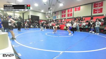 144 lbs Consi Of 16 #2 - Ty Yocham, Bristow vs Logan Smith, Hulbert High School