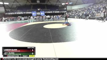 92 lbs Champ. Round 2 - Jett Vilona, Port Angeles Wrestling Club vs Landon Glahn, Ellensburg Wrestling Club