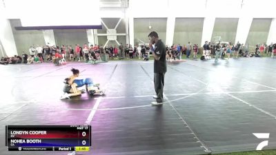 112 lbs Champ. Round 2 - Londyn Cooper, NV vs Nohea Booth, CA