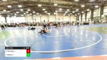 120 lbs Consi Of 32 #2 - Anthony Martinez, CA vs Tyler Adams, PA