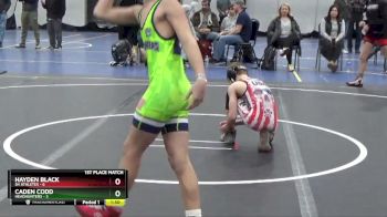 80 lbs Finals (2 Team) - Hayden Black, 84 Athletes vs Caden Codd, Headhunters