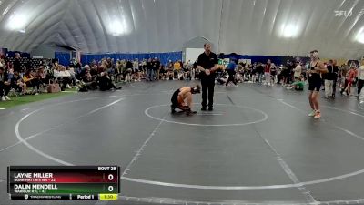 130 lbs Round 7 (8 Team) - Dalin Mendell, Warrior RTC vs Layne Miller, Noah Mattin`s WA