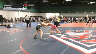 106 lbs Consi Of 32 #2 - Blake Klipp, PA vs Aj Woerpel, WI