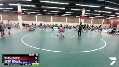 105 lbs Round 3 - Ashley Bradley, Texans Wrestling Club vs Sophia Rosales, Silverback Wrestling Forth Worth