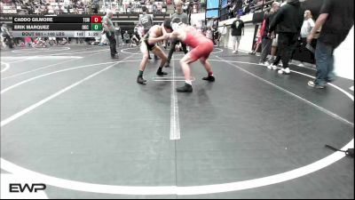 140 lbs Final - Caddo Gilmore, Team Conquer Wrestling vs Erik Marquez, OKC Saints Wrestling