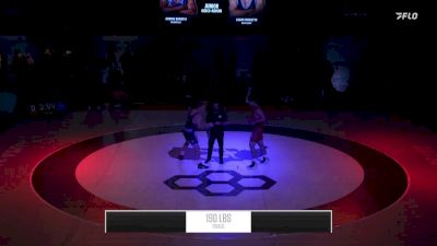 190 lbs 1st Place Match - Adonis Bonar II, NE vs Lucas Ricketts, KY