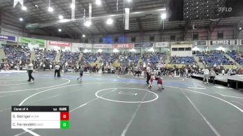 55 lbs Consi Of 4 - Sawyer Beiriger, Alamosa Wrestling vs Colter Ferrendelli, Ranch Hand Wrestling