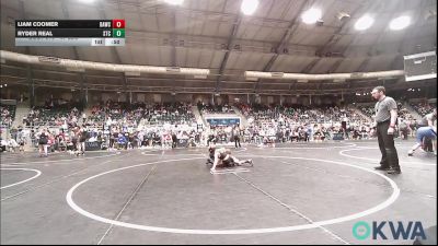 67 lbs Round Of 16 - Liam Coomer, Broken Arrow Wrestling Club vs Ryder Real, Sallisaw Takedown Club