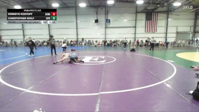 115 lbs Round 2 (10:45am Saturday) - Christopher Wolf, Terps Xpress vs Krimsyn Kostoff, NCWAY National Team