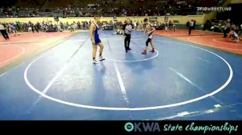 195 lbs Consi Of 4 - Kaleb Jobe, Warrior Wrestling Club vs Colt Newman, Hennessey Takedown Club