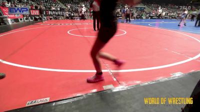 84 lbs Consi Of 16 #2 - Isabella Esparza, Adams City vs Amelia Bratten, Rogue Warrior Wrestling