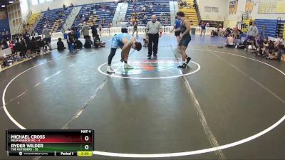 190 lbs Round 6 (8 Team) - Michael Cross, Palm Harbor WC vs Ryder Wilder, The Outsiders