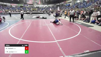 130 lbs Round Of 16 - Keegan Tackett, Norwood Mavericks vs Mormon Jordan, Bennett Wrestling Club