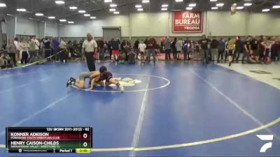 82 lbs Cons. Round 1 - Konner Adkison, Powhatan Youth Wrestling Club vs Henry Caison-Childs, Shenandoah Valley Wrestling Cl